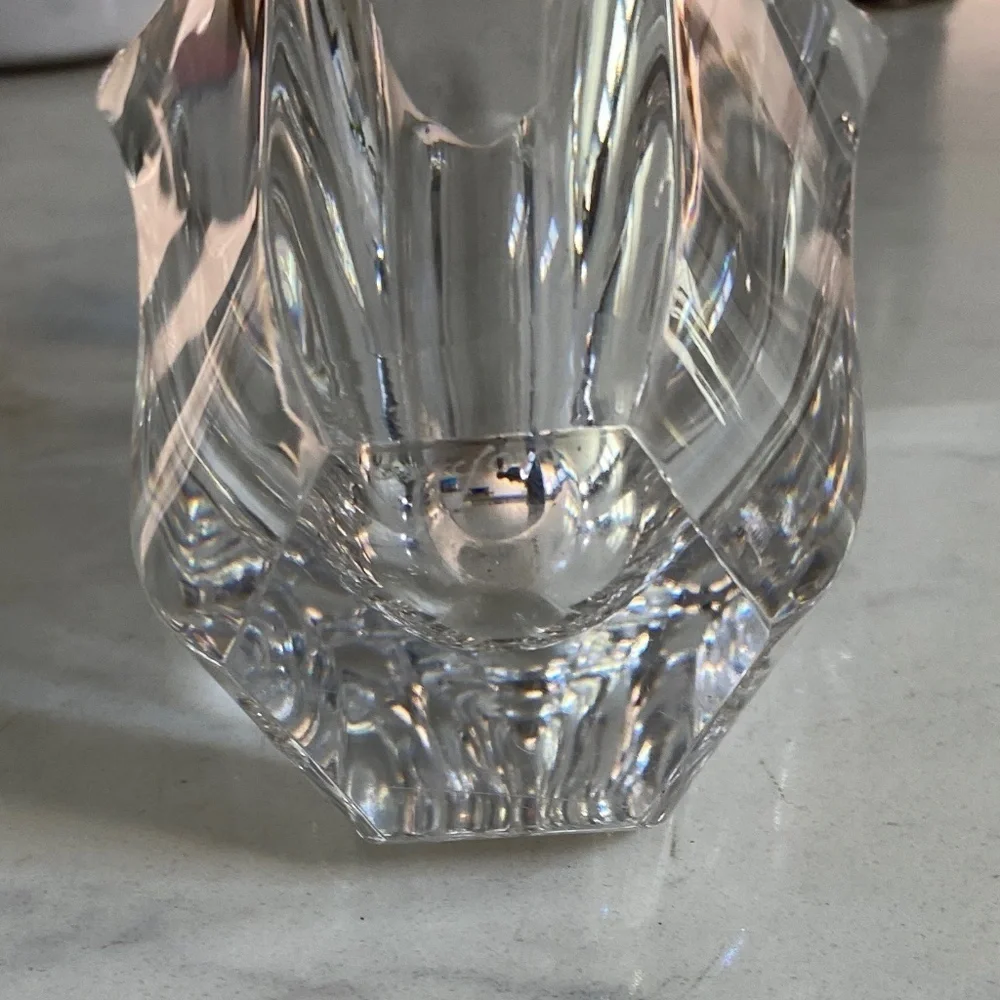Vintage Crystal Vase by Orrefors Sweden